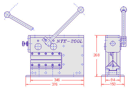 Maße: NTE-200 L2