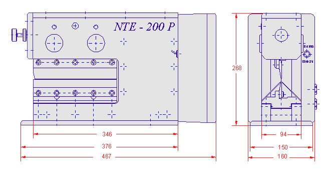 Maße: NTE-200 P2